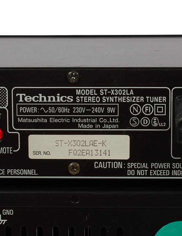 TECHNICS SU-X120 vahvistin TECHNICS ST-X302L virittimellä - Audio - 10105623415 - 2