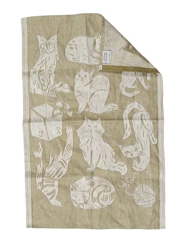 LAPUAN KANKURIT Kissanpäivät keittiöpyyhe, 46x70 cm - Designsuosikit - 10105623427 - 0