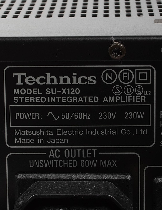 TECHNICS SU-X120 vahvistin TECHNICS ST-X302LA virittimellä - Audio - 10105623415 - 3