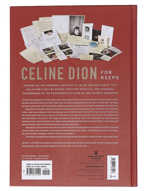 Celine Dion for Keeps - Jenna Glatzer - Tietokirjat - 10105623487 - 1