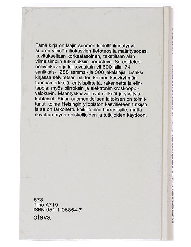 Sanikkaiset, sammalet, jäkälät Pohjois-, Keski- ja Länsi-Euroopassa - Jahns, Hans Martin - Tietokirjat ja oppaat - 10105623568 - 1