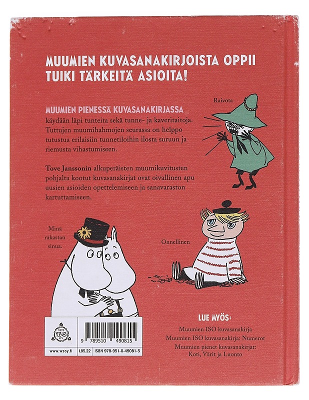 Muumien pieni kuvasanakirja / tunteet - Jansson, Tove - Lastenkirjat - 10105623692 - 1