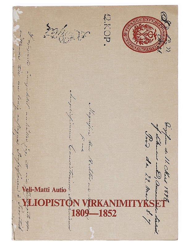 Yliopiston virkanimitykset - Veli-Matti Autio - Historiakirjat - 10105623724 - 0