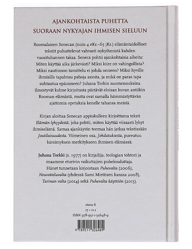 Elämän lyhyydestä - Seneca ; Juhana Torkki - Tietokirjat ja oppaat - 10105623762 - 1
