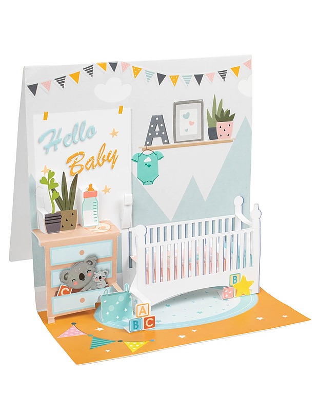 PICTURA Hello baby onnittelukortti - Askartelu - 10105623764 - 1