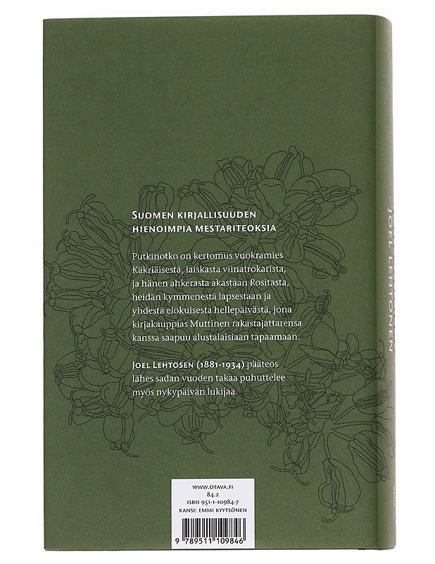 Putkinotko / kertomus laiskasta viinarokarista ja tuhmasta herrasta - Joel Lehtonen - Romaanit ja novellit - 10105623785 - 1