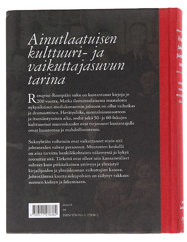 Hengen paloa & painettua sanaa : Renqvist-Reenpäät kustantajina 1815-2015 - Salokannel, Juhani - Elämäkerrat ja muistelmat - 10105623833 - 1