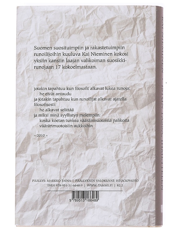 Istun tässä, ihmettelen / valitut runot - Kai Nieminen - Runot ja näytelmät - 10105623839 - 1