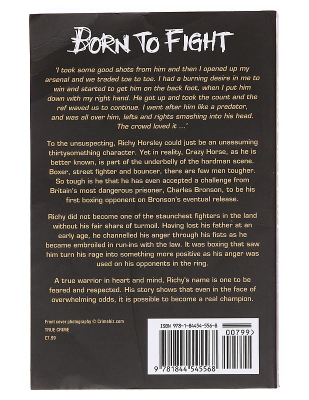 Born to Fight - Richy Horsley  - Elämäkerrat ja muistelmat - 10105623853 - 1