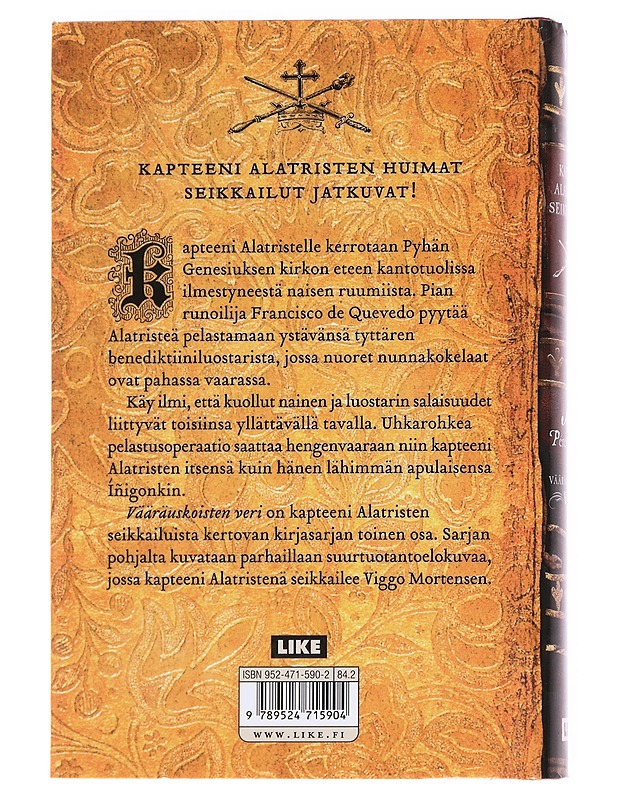 Vääräuskoisten veri - Pérez-Reverte, Arturo - Romaanit ja novellit - 10105623893 - 1