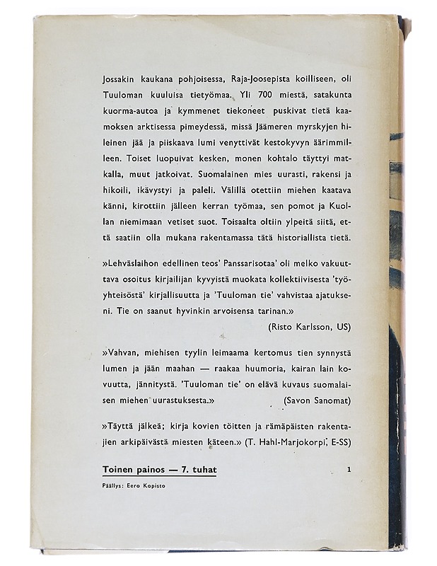 Tuuloman tie - Lehväslaiho, Reino - Romaanit ja novellit - 10105623896 - 1