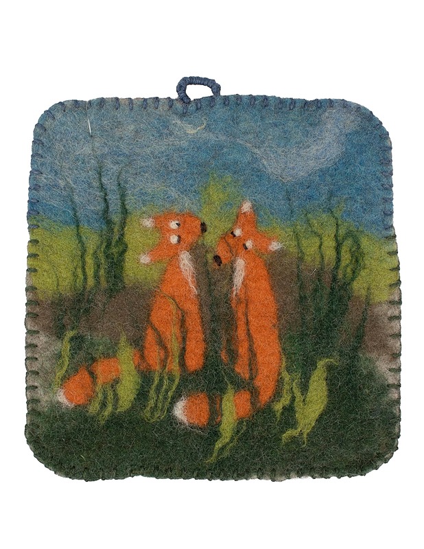 Oranssi Kettu patalappu, 20x20 cm - Muut kodintekstiilit - 10105623921 - 0