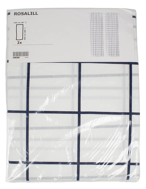 IKEA ROSALILL verhot, 145x250 cm - 2kpl - Verhot ja kapat - 10105623939 - 0