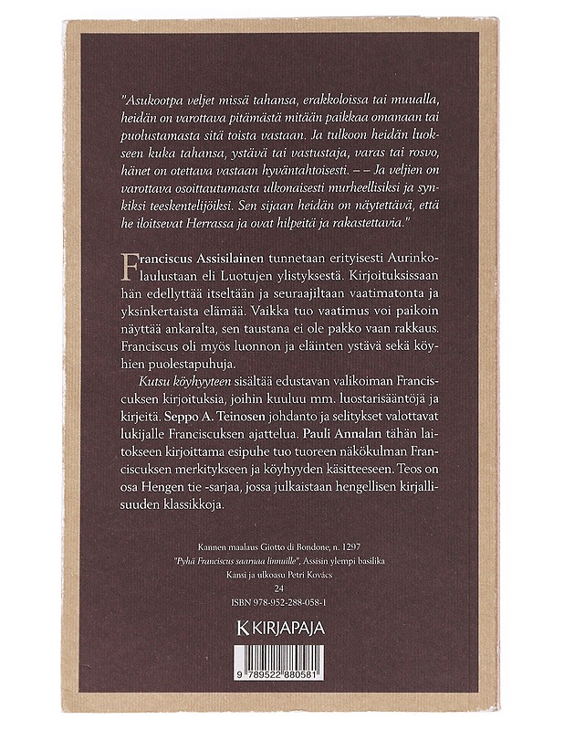Kutsu Köyhyyteen - Franciscus Assilainen - Kaunokirjallisuus - 10105623959 - 1