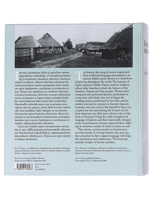 Inkerin itkuvirret / Ingrian laments - Aili Nenola - Tietokirjat ja oppaat - 10105623964 - 1