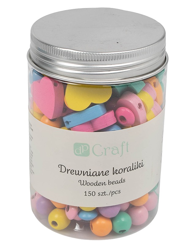 DP-CRAFT puuhelmet, 1 purkki - Askartelu - 10105624007 - 0