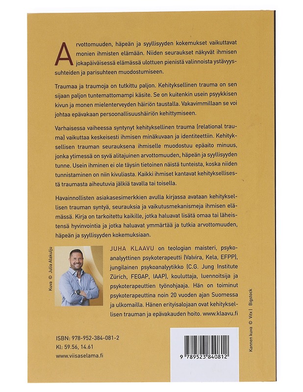 Lapsuuden kehityksellinen trauma  - Juha Klaavu - Tietokirjat ja oppaat - 10105624025 - 1