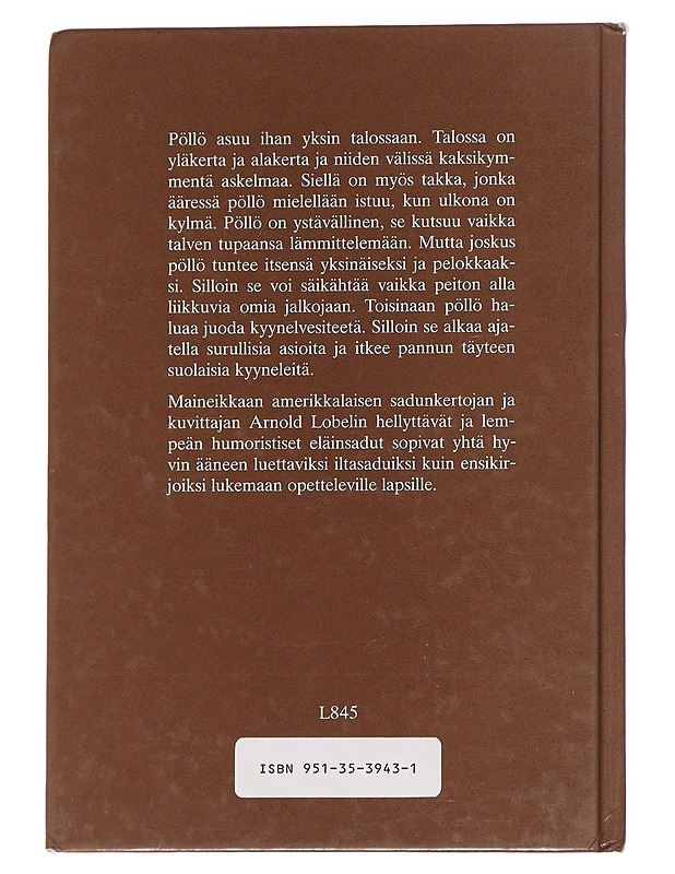 Pöllön koti - Lobel, Arnold - Lastenkirjat - 10105624041 - 1