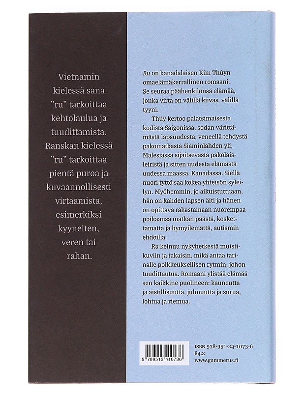 Ru / romaani - Thúy, Kim - Romaanit ja novellit - 10105624072 - 1