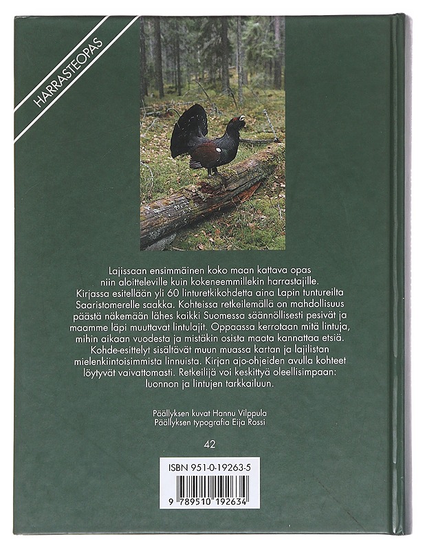Linturetkikohteet Suomessa - Erkki Holopainen - Lemmikki- ja luontokirjat - 10105624130 - 1