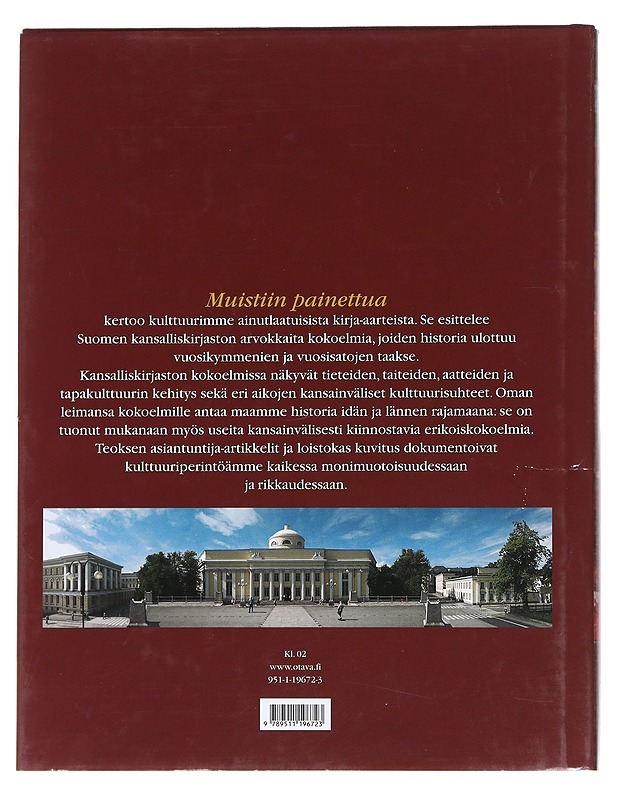 Muistiin painettua  - Pärssinen, Leena - Taide- ja kulttuurikirjat - 10105624144 - 1