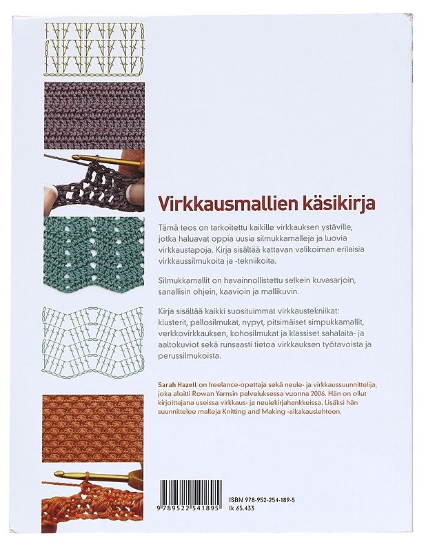 Virkkausmallien käsikirja  - Hazell, Sarah - Käsityökirjat - 10105624171 - 1