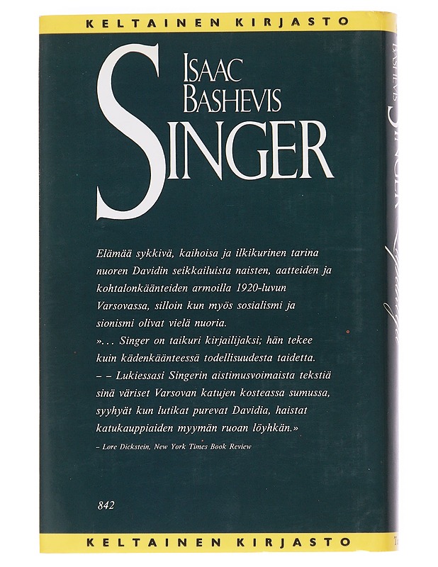 Lupakirja - Singer, Isaac Bashevis - Romaanit ja novellit - 10105624177 - 1