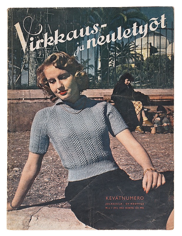 Virkkaus- ja neuletyöt N:o 1/1953 - Lehdet - 10105624193 - 0
