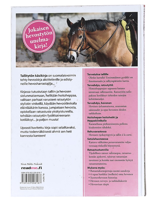 Tallitytön käsikirja - Nina Mäki-Kihniä - Tietokirjat ja oppaat - 10105624194 - 1