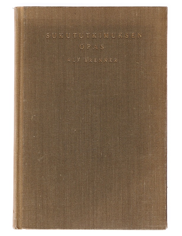  Sukututkimuksen opas - Alf Brenner - Historiakirjat - 10105624212 - 0