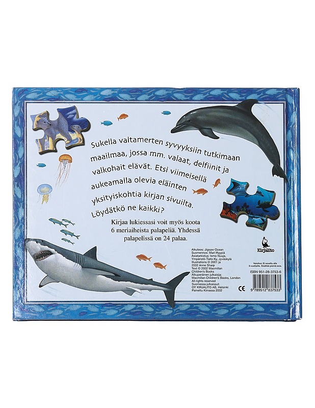 Valtamerten eläimiä - Sharp, Anne - Lastenkirjat - 10105624214 - 1
