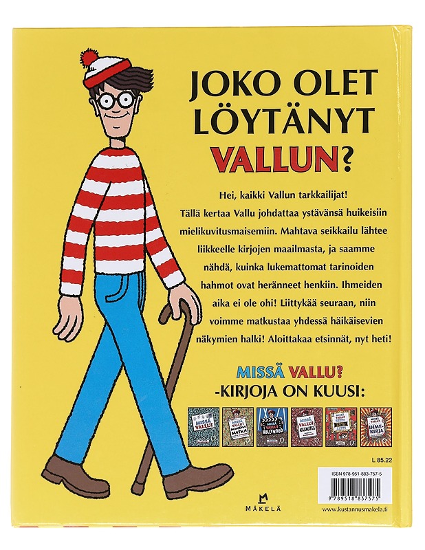 Missä Vallu? : ihmekirja - Handford, Martin - Lastenkirjat - 10105624265 - 1