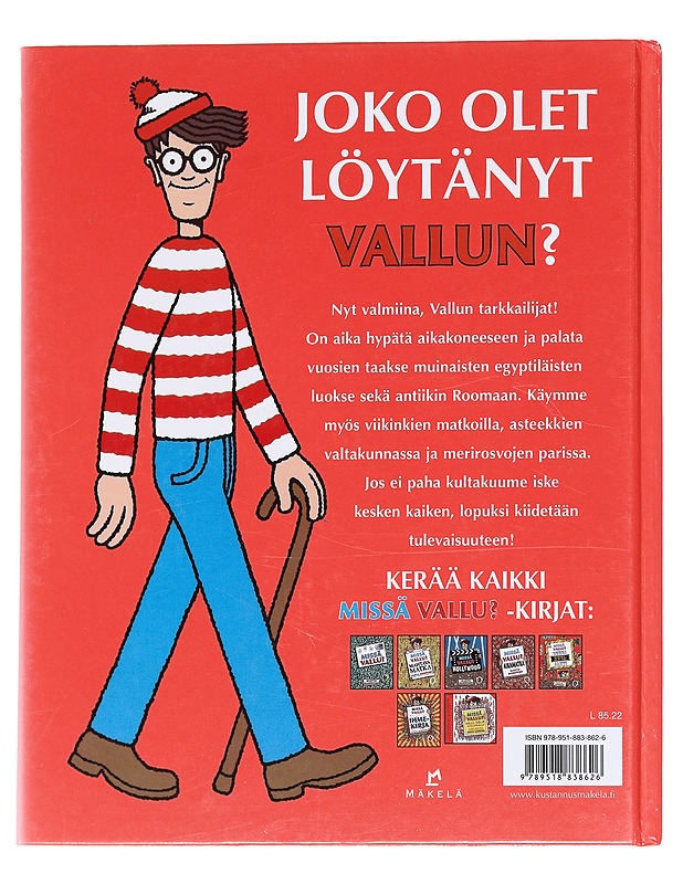 Missä Vallu? Aikamatka - Handford, Martin - Lastenkirjat - 10105624270 - 1