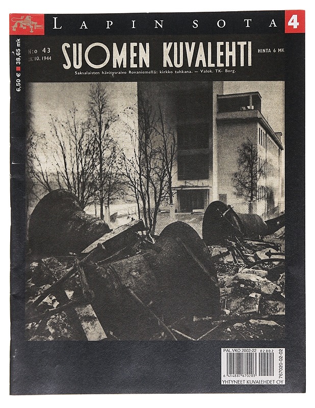 Suomen Kuvalehti 43/1944 - Suomen Kuvalehti - Lehdet - 10105624277 - 0
