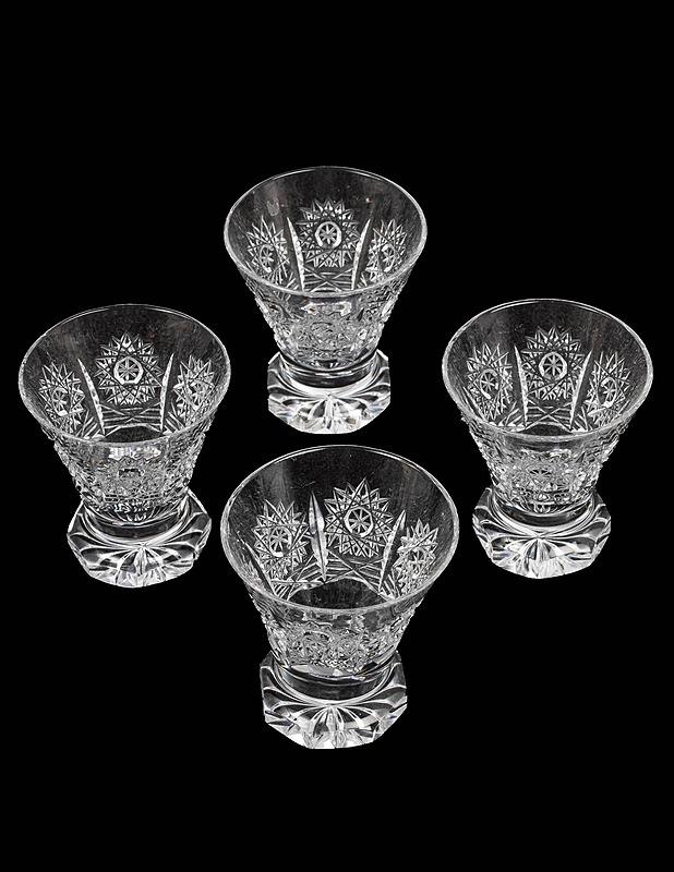 Hiotut kristallisnapsilasit, 4 kpl - Astiat - 10105624315 - 0
