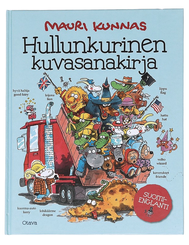 Hullunkurinen kuvasanakirja / suomi-englanti - Mauri Kunnas - Lastenkirjat - 10105624320 - 0