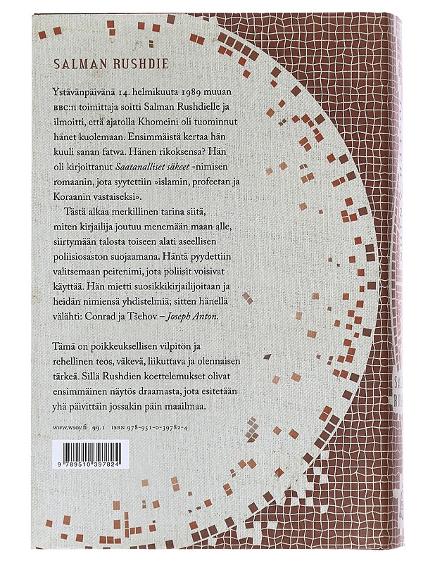 Joseph Anton / muistelmat - Rushdie, Salman - Elämäkerrat ja muistelmat - 10105624370 - 1