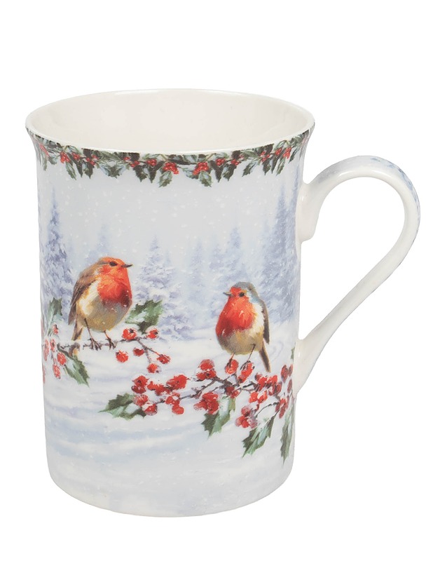 LEONARDO COLLECTION Christmas Robins -muki - Mukit ja kahvikupit - 10105624396 - 1