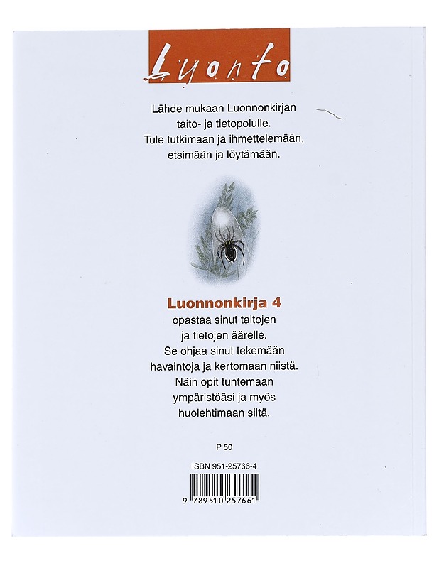 Luonnonkirja 4 - Honkanen, Johanna - Tietokirjat ja oppaat - 10105624409 - 1