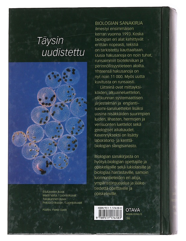 Biologian sanakirja - Lemmetyinen, Risto - Tietokirjat ja oppaat - 10105624430 - 1