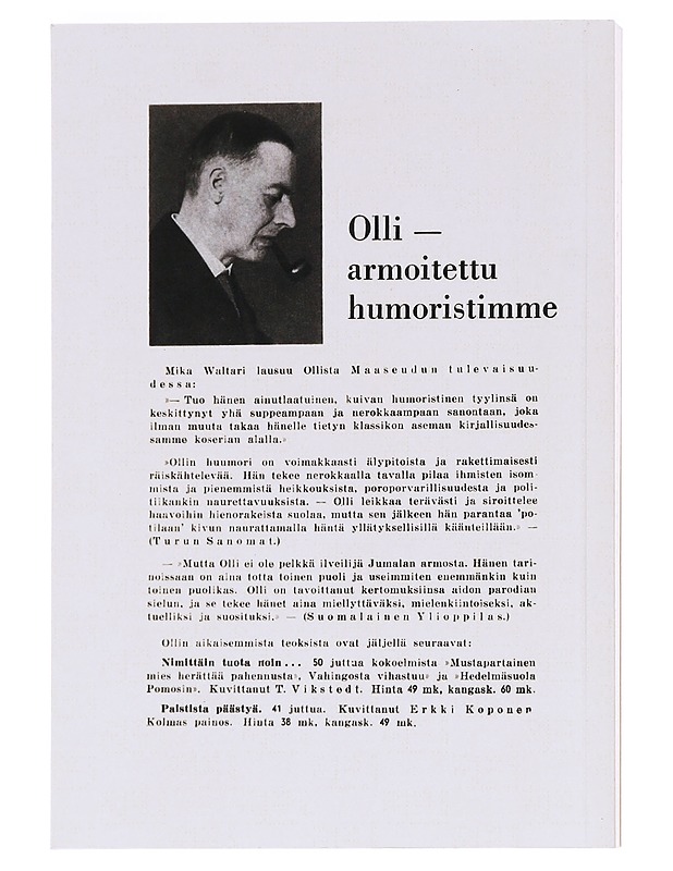 Pisteet lopussa - Olli - Romaanit ja novellit - 10105624435 - 1