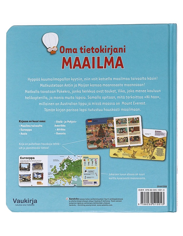 Oma tietokirjani : maailma - Guibert, Françoise de - Lastenkirjat - 10105624472 - 1