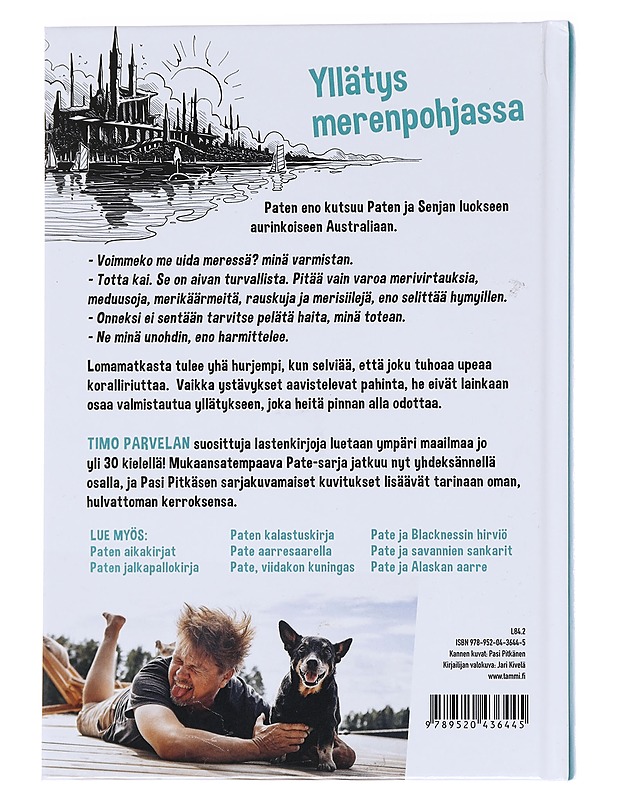 Pate ja vajonnut kaupunki - Parvela, Timo - Lastenkirjat - 10105624510 - 1
