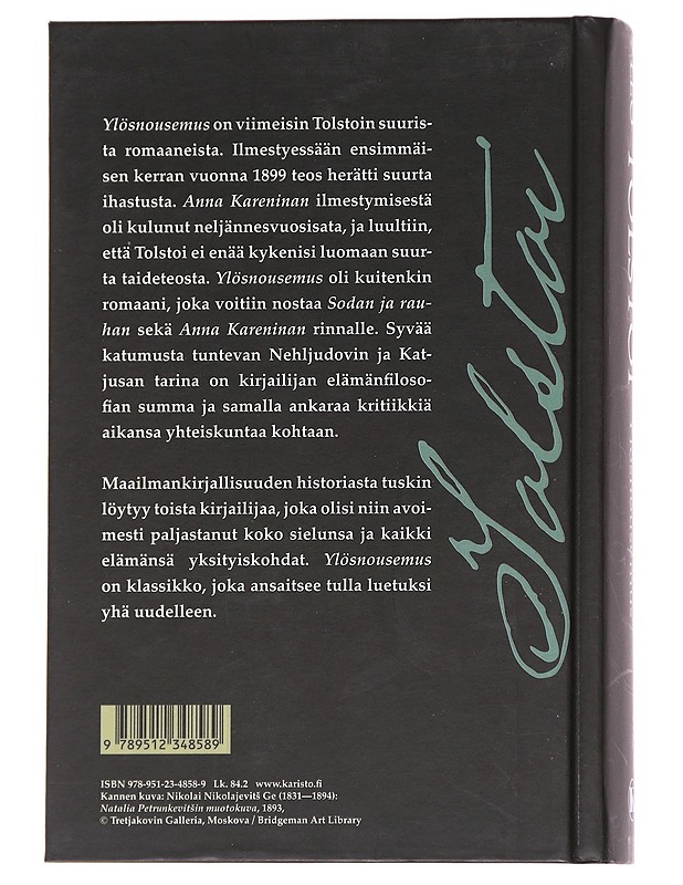 Ylösnousemus - Tolstoi, Leo - Romaanit ja novellit - 10105624511 - 1