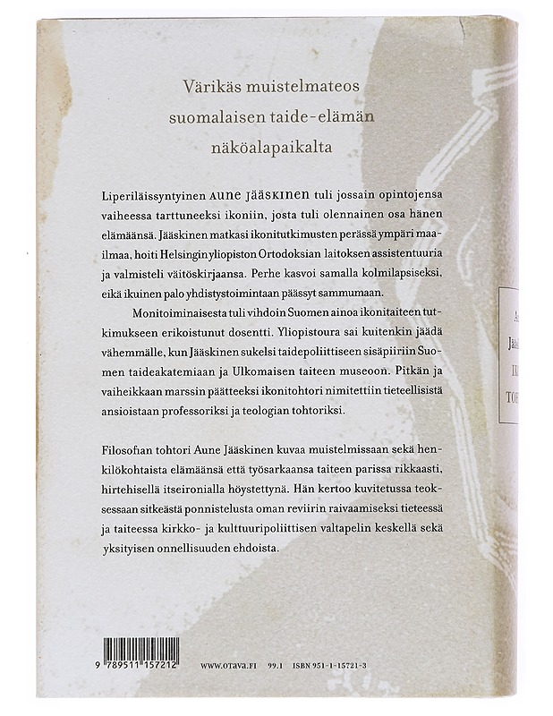 Ikonitohtori - Aune Jääskinen - Elämäkerrat ja muistelmat - 10105624524 - 1