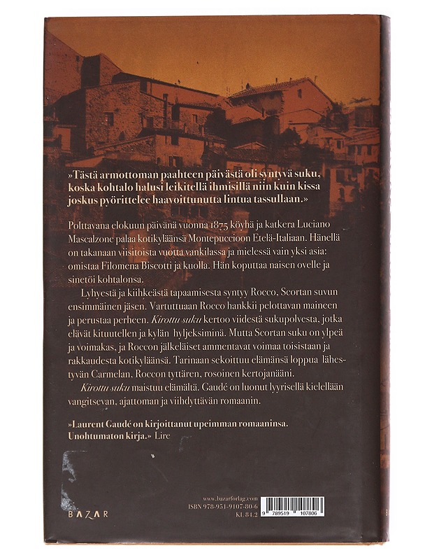 Kirottu suku - Gaudé, Laurent - Romaanit ja novellit - 10105624594 - 1
