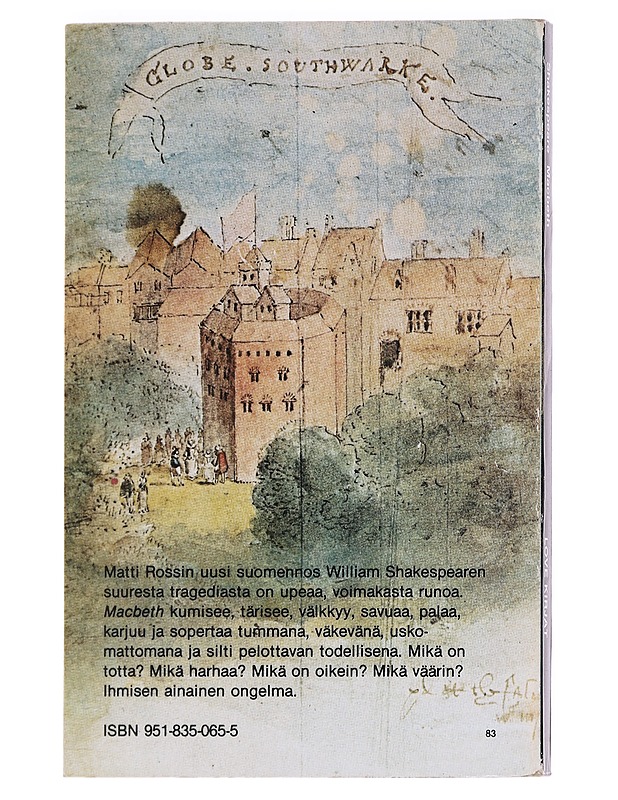 Macbeth - Shakespeare, William - Runot ja näytelmät - 10105624616 - 1