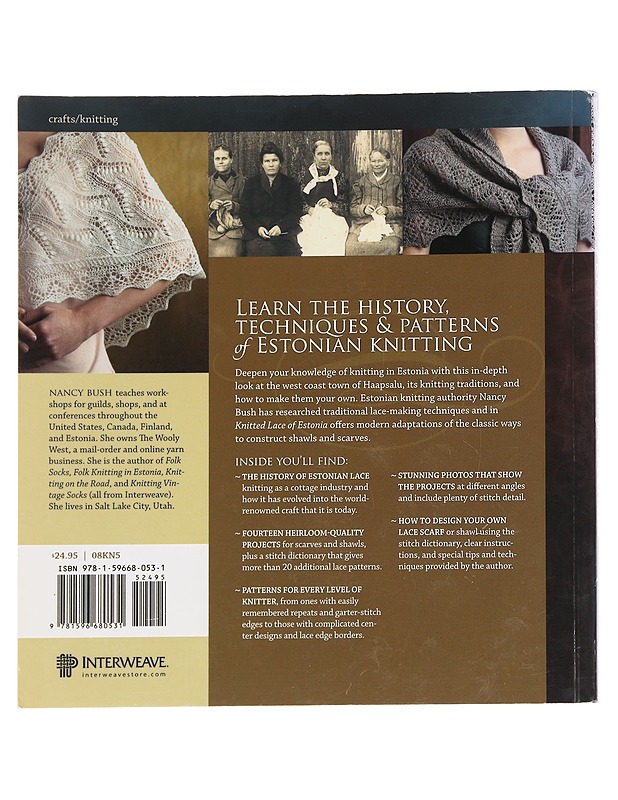 Knitted lace of Estonia : techniques, patterns, and traditions - Nancy Bush - Tietokirjat ja oppaat - 10105624614 - 1