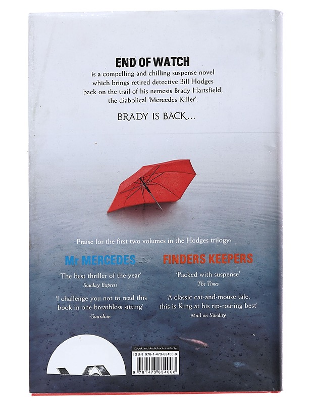 End of watch - King, Stephen - Romaanit ja novellit - 10105624622 - 1