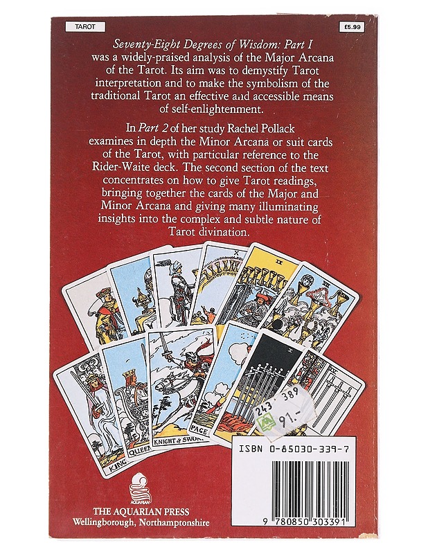 Seventy-Eight Degrees of Wisdom: A Book of Tarot  Part 2: The Minor Arcana and Readings - Rachel Pollack  - Tietokirjat ja oppaat - 10105624644 - 1